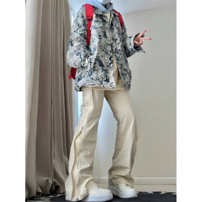 【有货】杏色速干工装裤男款机能双拉链冲锋裤子KZN18HH-特P55,男装工装外套,星座1007（原301D）