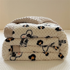 新款提花豆豆绒冬被被子被芯，被套/被芯，一起卖家纺