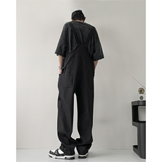 217-2-K2488-P85情侣装连体衣背带裤男女工装休闲裤~现货，男装工装外套，星座217-2