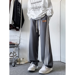 K125/P50春装新款现货高品质华棉卫裤男运动休闲裤大码宽松直筒裤图片