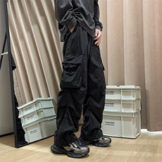 大量现货2025多口袋降落伞休闲工装裤休闲长裤青年K7249-P36，男装休闲裤，星座512-3