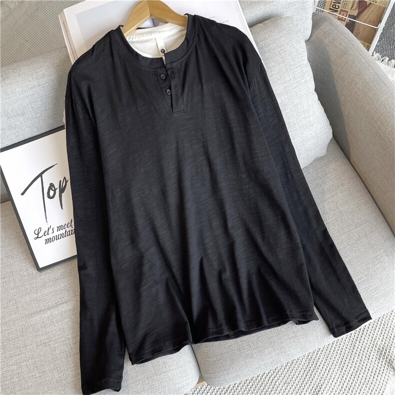 现货！秋季上新百搭简约针织长袖-LK80179-特批35,男装T恤,电商A061