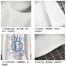 Q11180-P30春夏季七分袖t恤男大码五分袖男短袖中袖网格挂拍，男装T恤，电商A040A