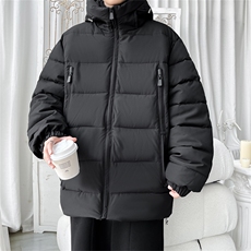 MY8186/P125冬季新款棉衣男装连帽宽松保暖棉袄个性设计棉服上衣，男装棉衣，电商A141