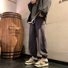 218-1-P40-CK7121新款时尚休闲潮男百搭宽松裤，男装休闲裤，四季星座218-1