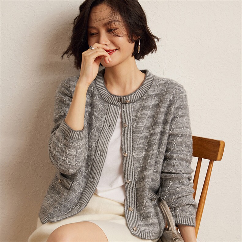 羊绒衫女加厚亲肤山羊绒毛衣内搭针织衫打底衫,女装羊绒衫,五色羊羊绒