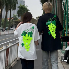 特殊工艺网球毛巾刺绣高品质260克双纱纯棉美式高街短袖T恤，男装T恤，电商A486-1