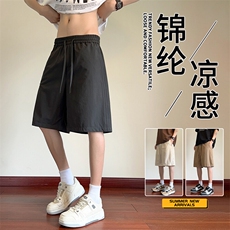 抖音品质日系运动五分裤潮牌宽松百搭短裤A146-GY512特p25量大优，男装牛仔裤，HDA146