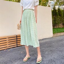 碎花半裙洋气款,女装半身裙,安玖拉