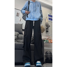A2283TP45-秋季新款2025美式休闲工装裤子男宽松百搭直筒裤，男装休闲裤，电商B241