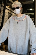 ！圆领卫衣男装港风长袖t恤男外套男WY544-特P23，男装T恤，电商B371