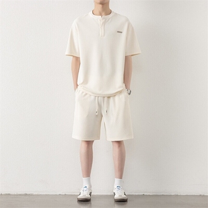 TZ25315-特P60运动服套装男士夏季休闲短袖短裤大码男生酷帅图片