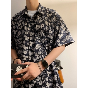 衬衫上衣设计感小众美式上衣男女款短袖外套DX101-特P30 限价48图片