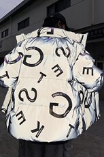 2024新款棉衣男冬季加厚立领炸街反光棉服男外套港风学生棉袄P115，男装棉衣，星座505-3