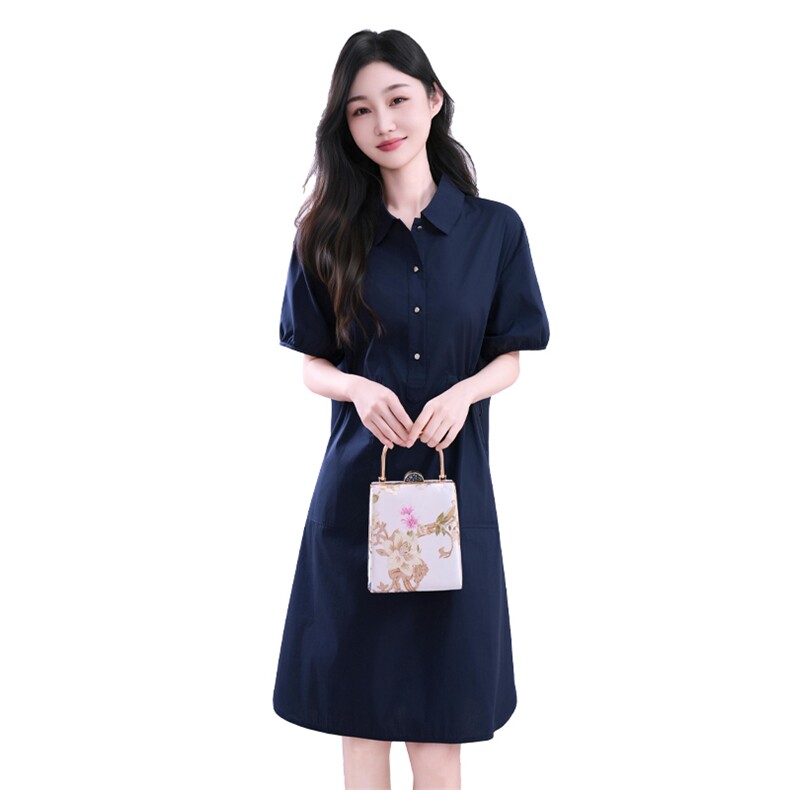 #现货气质款#小个子显高直筒大码宽松显瘦遮肚子微胖休闲短裙,女装连衣裙,鑫鑫格