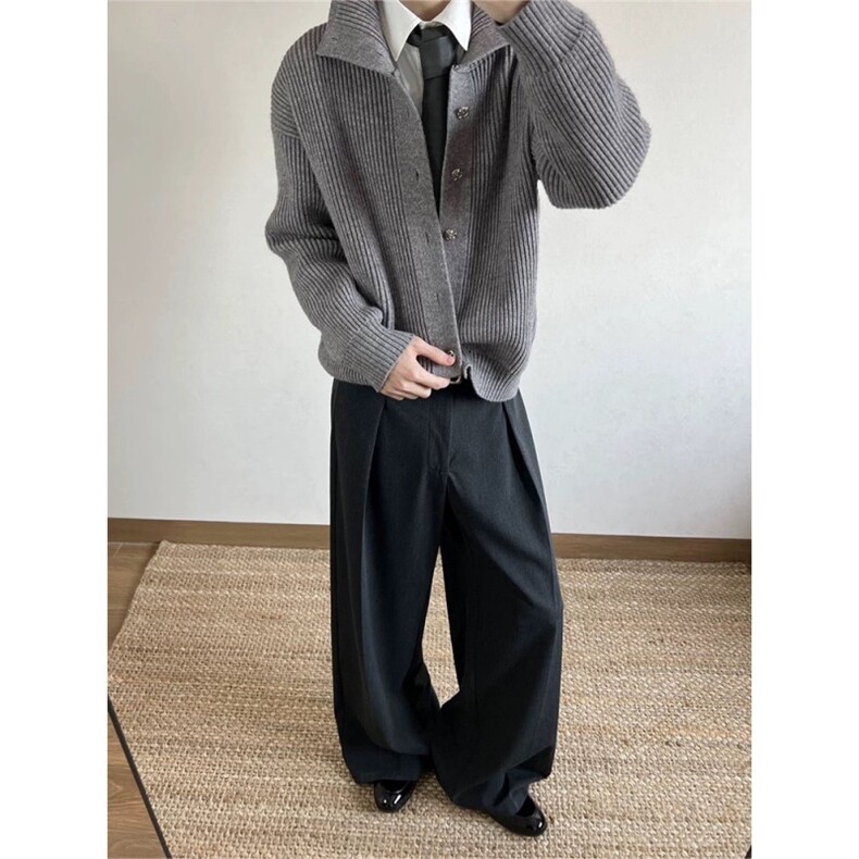 时尚文艺气质开衫毛衣原宿新款ins百搭日系慵懒简约MA861,男装针织衫/毛衣,星座1116A（原606A-3）