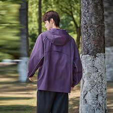 UPF50+有报告凉感轻薄透气宽松大码潮流防晒服DQC657-P48，男装防晒衣，电商B306