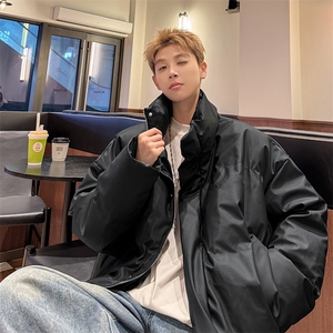 冬季pu皮短款 棉服男 棉衣 男外套 MY258  直播图片