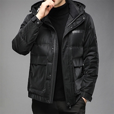 AN9830钱塘2020-3秋冬新款男士连帽休闲保暖羽绒服外套P285，男装羽绒服，钱塘207-3