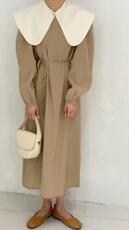 可脱卸两件套连衣裙，女装连衣裙，驿谷