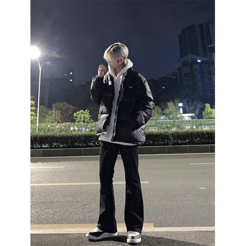 高街vibe纯色牛仔裤男款弹力微喇叭裤控价68常规55加绒65,男装牛仔裤,星座310A-4