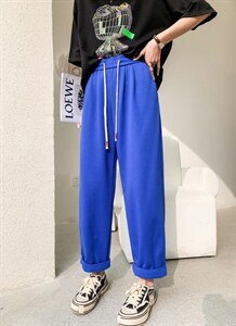 韩版老爹裤图片