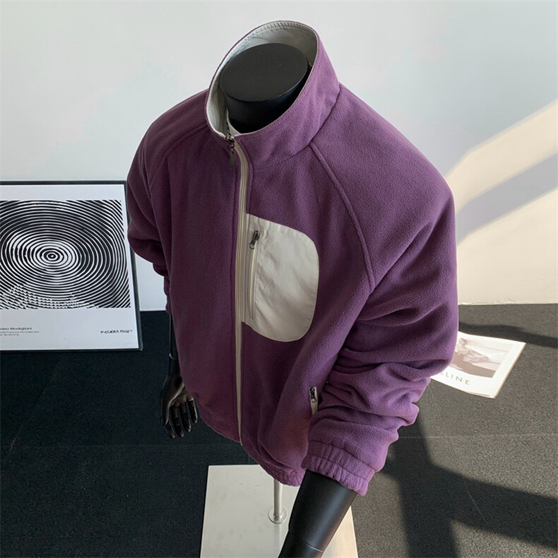 双面穿外套新款夹克男士潮百搭工装上衣高端简约JK02553-P85,男装夹克,星座308B-2
