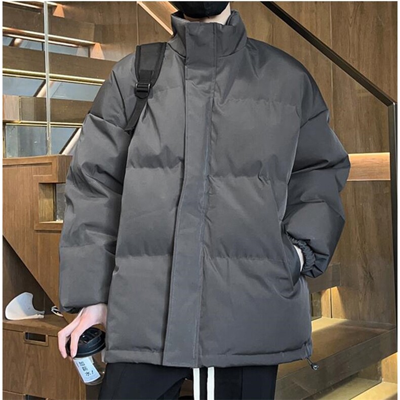 现货高品质美式高街冬季重磅三防加厚羽绒棉衣厚外套面包棉服，男装棉衣，电商A486-1