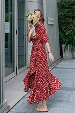 大货已出！！2021夏季新款碎花连衣裙151A-2058-P95-K148，女装连衣裙，淑塔可可