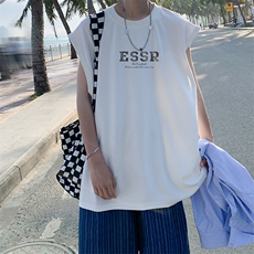 量大优可提供视频2024夏美式无袖背心HD019-1-BX24258-P18，男装背心/马甲，电商019-1