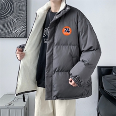 2025冬季新款加绒加厚棉衣中性情侣款棉服XZ102A-4-MY1047-P75，男装棉衣，星座211-2