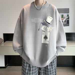8XL半高领毛衣男大码胖子针织衫毛线衣 M18373-P45 加绒款-P65图片