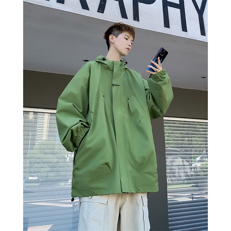 胖胖哥美式雪尼尔连帽棉服男士冬季宽松大码保暖酷飒棉衣休闲外套,男装夹克,星座1013-1