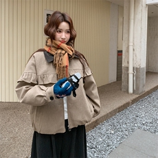 新款现货2152-P265-K395白鸭绒90绒保暖派克服休闲减龄宽松休闲，女装派克服，网红馆