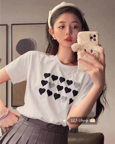 丝光爽滑棉T，女装，IEC