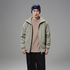 得物潮流高品质冬季连帽加绒加厚棉衣撞色棉服外套MY5568-P95，男装棉衣，星座610B-1