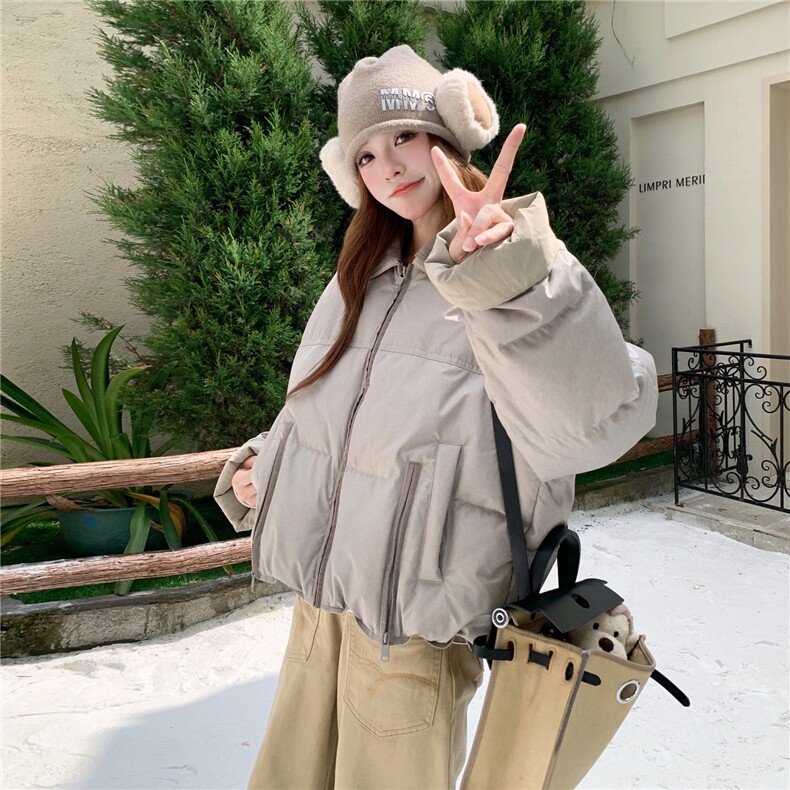 现货新款90白鸭绒加厚面包服2D035-25120P255K378,女装羽绒服,2D035