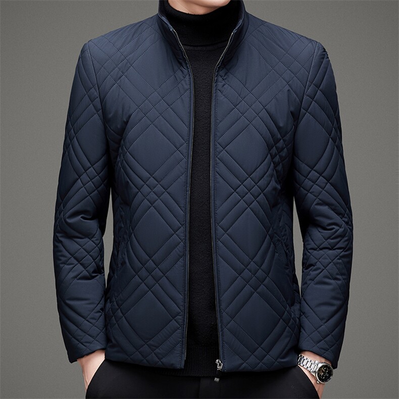 冬季新款厚款立领棉衣男士简约保暖休闲棉服外套MSNA22M901-P235,男装棉衣,电商B212（原钱塘6029）