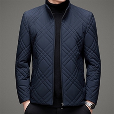 冬季新款厚款立领棉衣男士简约保暖休闲棉服外套MSNA22M901-P235，男装棉衣，电商B212（原钱塘6029）