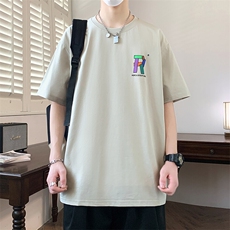 夏季男短袖t恤高品质多工艺发泡印大码T恤衫HF8516-P34，男装T恤，星座1206（原A206）