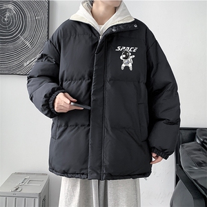 冬新款情侣宽松加绒加厚棉服简约百搭棉衣潮XZ102A-4-MY1039-P75图片