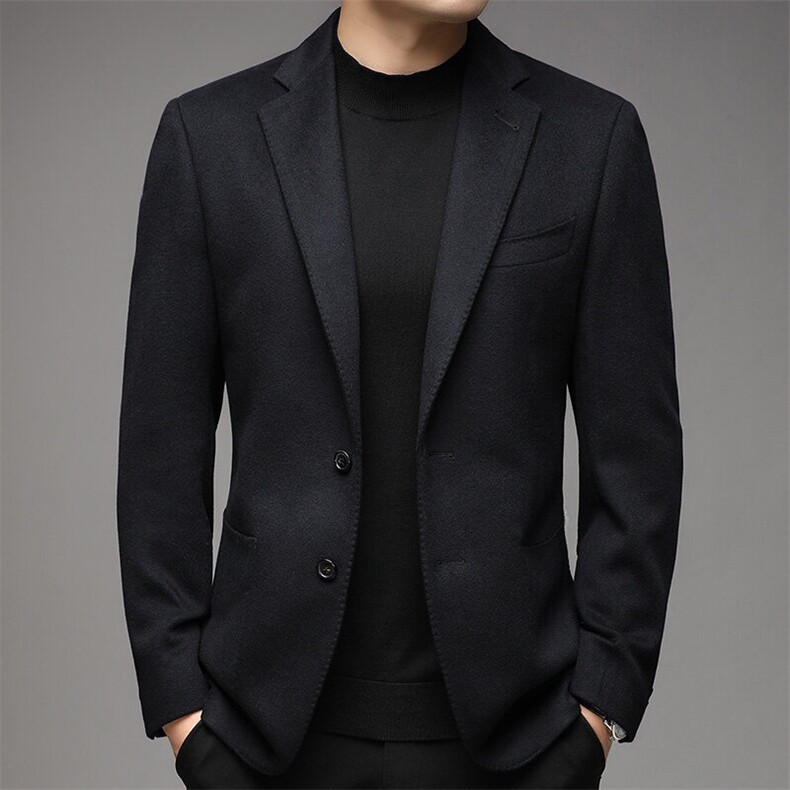 轻奢高货商场品质做工精细百分百山羊绒面料西服,男装西服,钱塘207-1