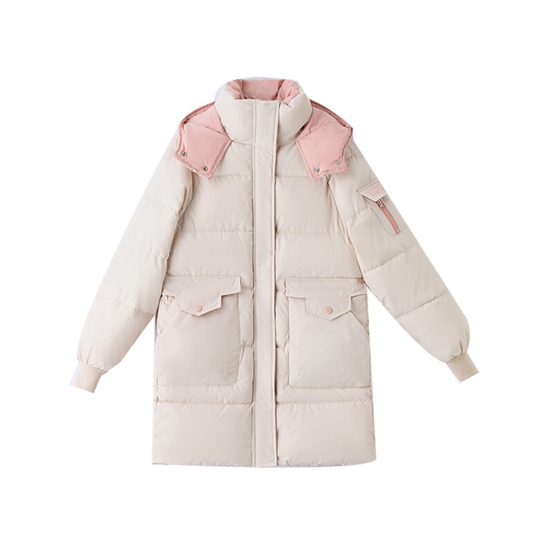 羽绒棉服女中长款2024冬季新款小个子宽松保暖加厚面包服棉袄外套,女装棉衣/棉服,雅佳俏