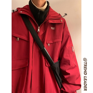 三合一冲锋衣男棉衣宽松加厚加绒棉服潮棉袄子A266-SH80191-P90图片