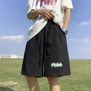 美式高街潮流休闲沙滩裤男短裤男夏季新款运动五分裤 K7076-P22图片