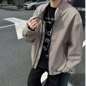 设计感夹克男女春秋季2025新款高级感老钱风格立领外套W9346/P86图片