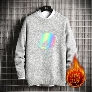 M19138-P45 加绒款-P65 加厚加绒毛衣男大码毛线衣男针织衫男线衫图片