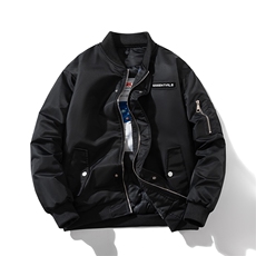 现货2色欧美街头酷炫棒球服飞行服夹克棉服外套，男装棉衣，电商A105