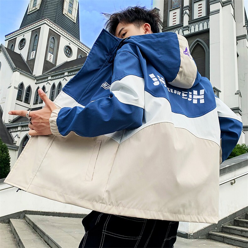 2023新款秋冬季夹克男士韩版工装外套男潮流秋装衣服JK184-P60,男装夹克,星座1206（原A206）