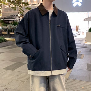 翻领上衣潮流运动休闲防风新款春季外套男士图片